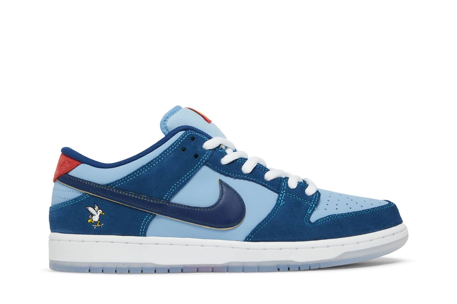 Pre-owned Nike Why So Sad? X Dunk Low Sb 'the Predatory Bird' Dx5549-400 Men's Shoes In Coastal Blue/speed Yellow/university Red