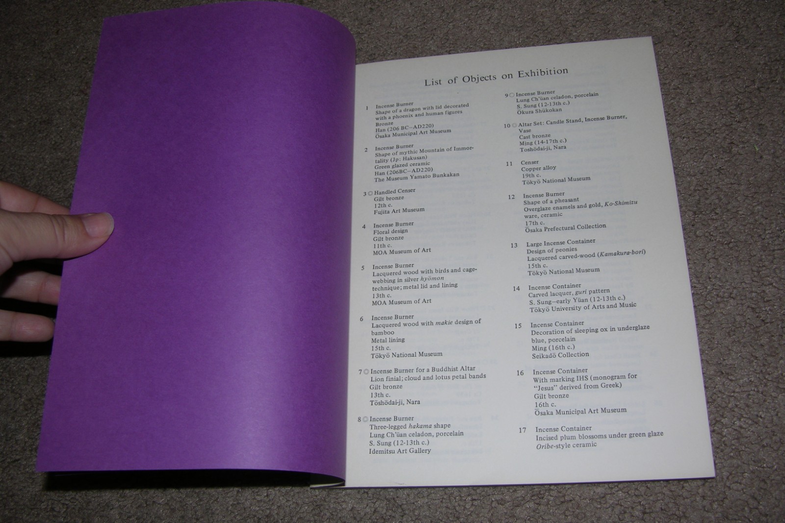 1983 Exhibition Catalog Chinese Art & Antiques Okura Cultural Foundation