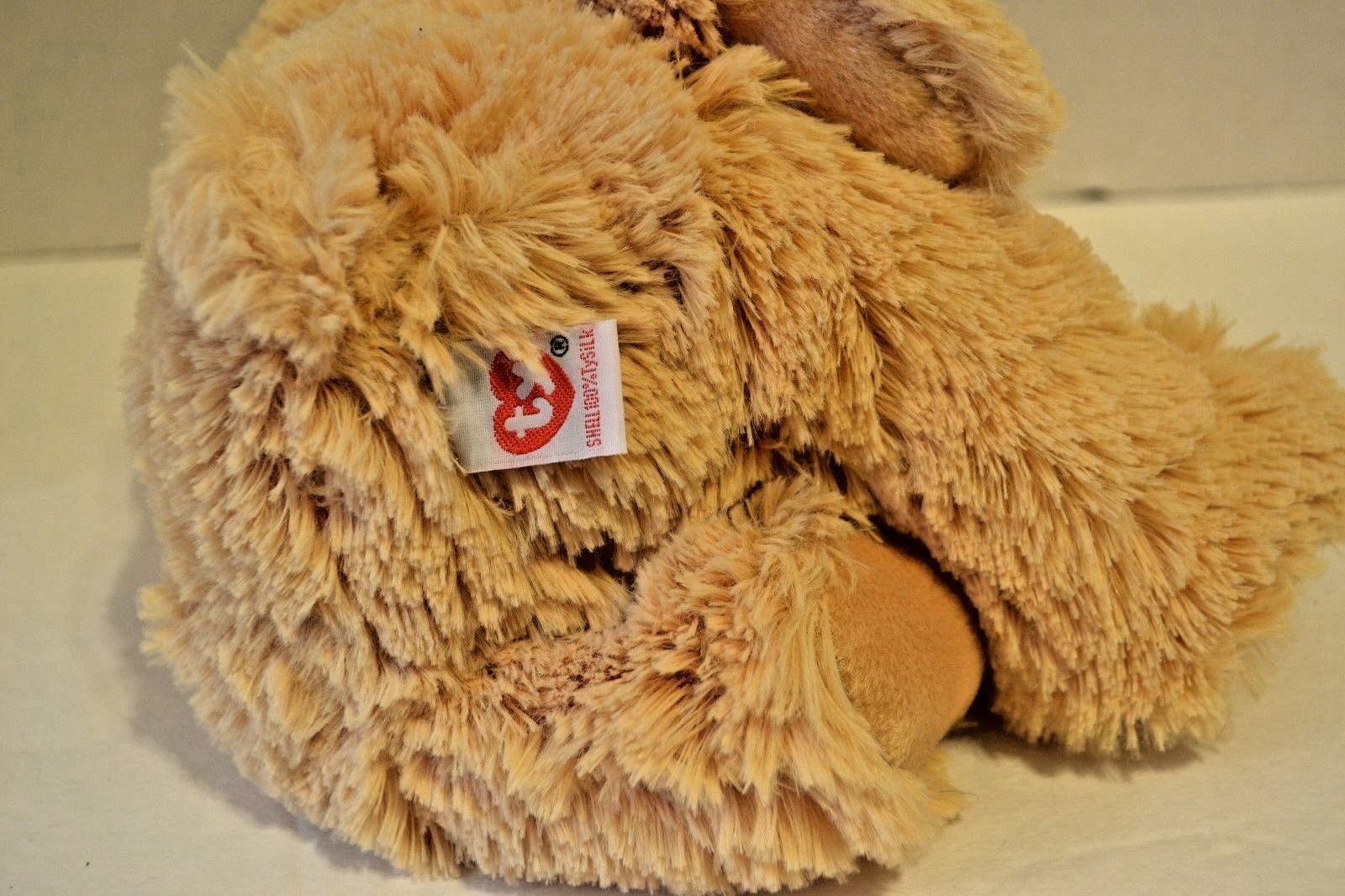 TY Classic Boris Bear Stuffed Plush Light Brown Soft Tags Attached 13