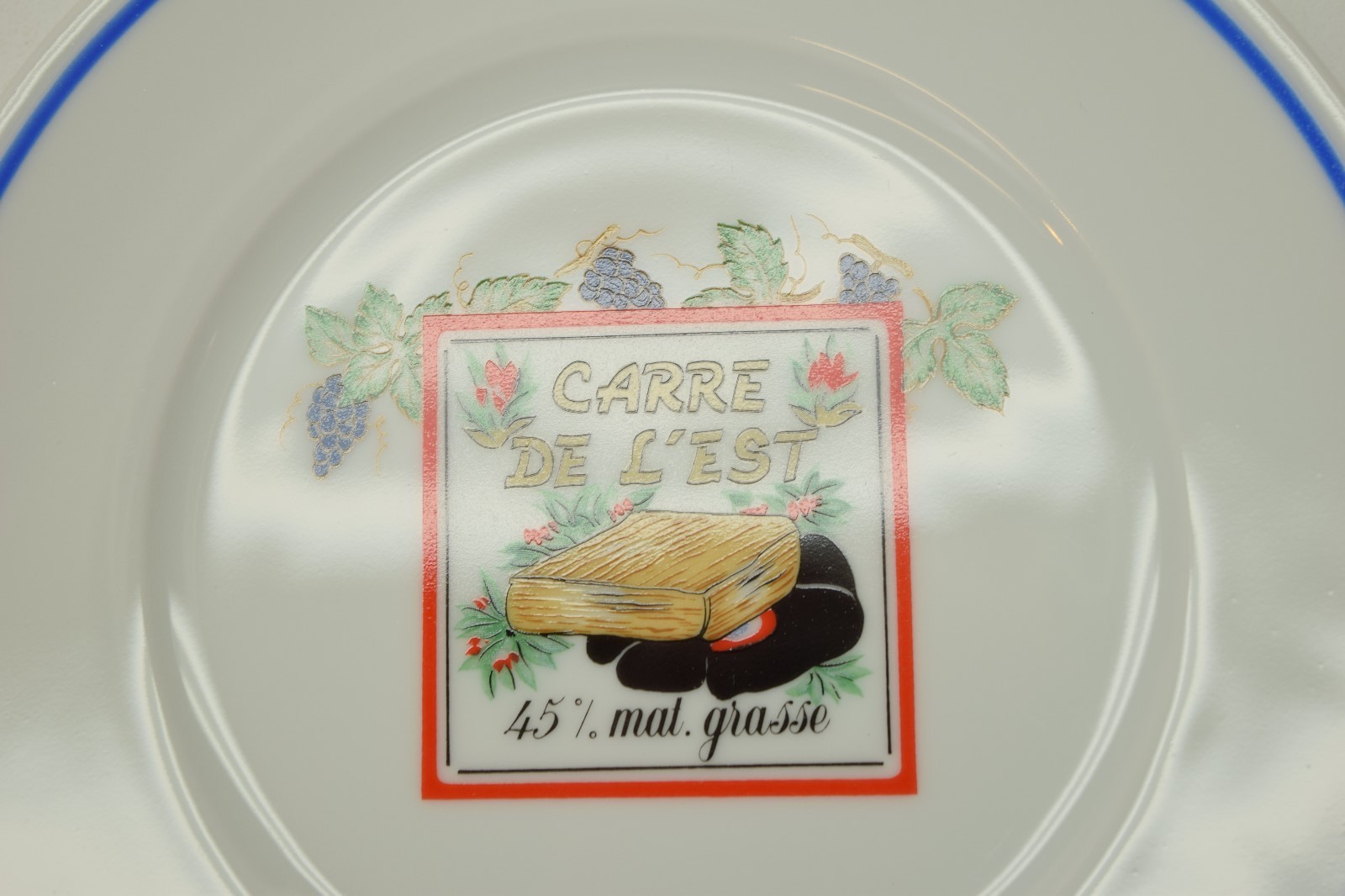 REVOL La Porcelaine Cheese Plates 7.5 Inch France