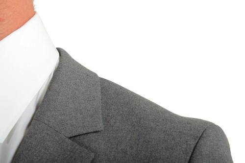 Pre-owned Hugo Boss Men's "anfred/frido184f1" Extra Slim Fit 100% Wool Two Button Suit In Gray