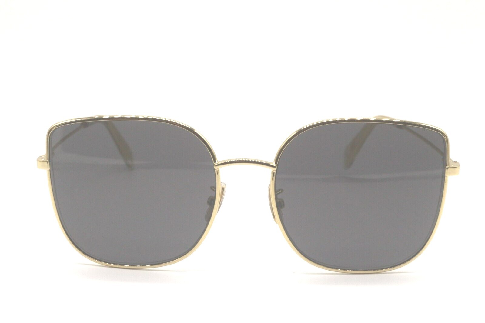 Pre-owned Celine Cl40174u 30a Polished Gold W/brown Lenses Authentic Sunglasses 59-19 In Gray
