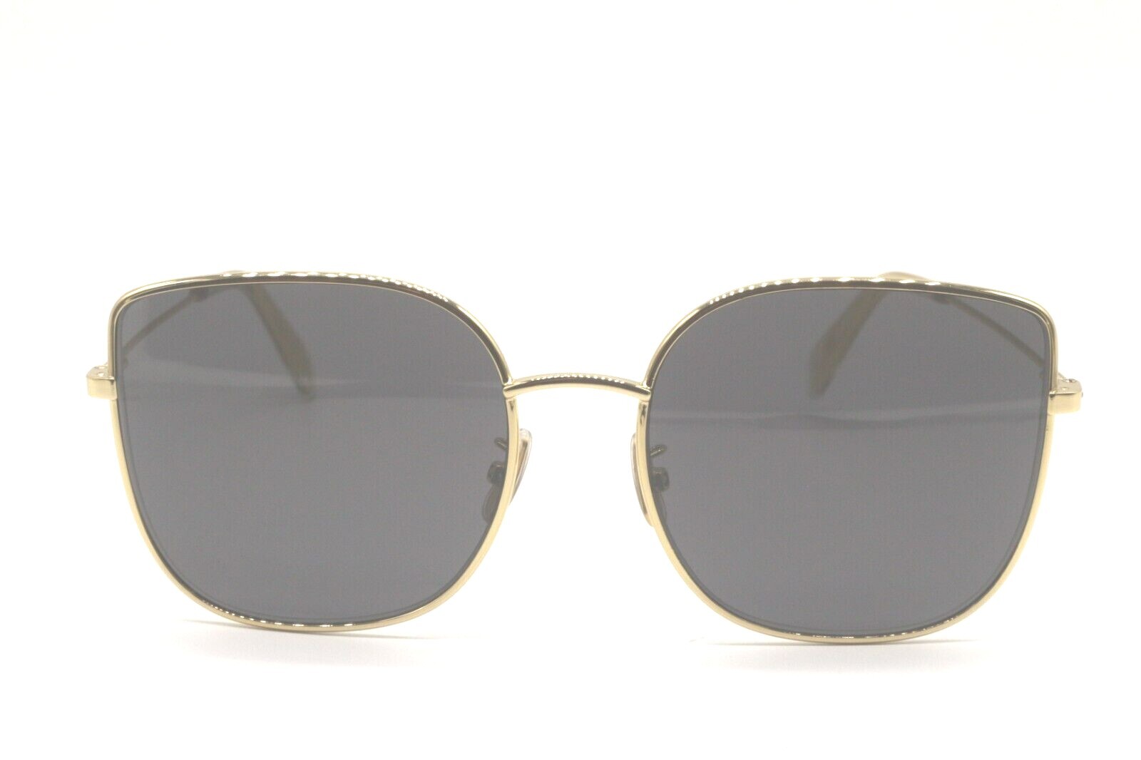 Pre-owned Celine Cl 40174u 30a Polished Gold W/brown Lenses Authentic Sunglasses 59-19 In Gray