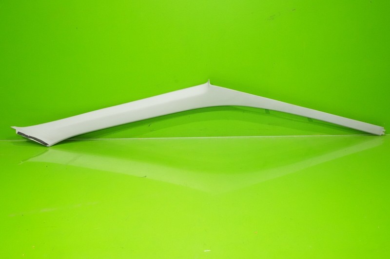 92-95 Civic OEM coupe hatch passenger right A pillar trim cover panel light gray