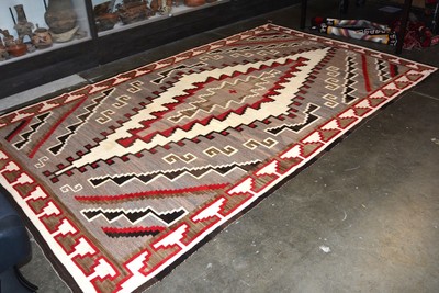 Large Navajo Ganado Rug ca. 1920  11' 6