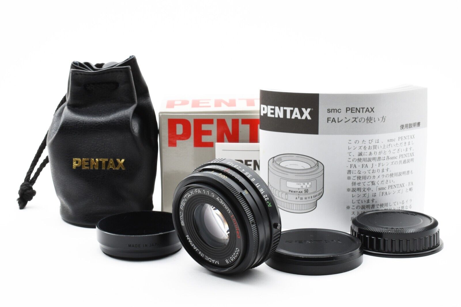 MINT W/ Cap Hood Case inBOX】 SMC PENTAX FA 43mm f1.9 MINT W/ Cap Hood Case inBOX】 SMC PENTAX FA 43mm f1.9