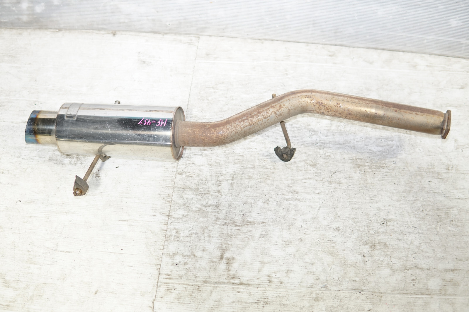 小物 the edooni foodie muffler Spoon Sports Street Muffler for Honda Civic EG EK Hatch From