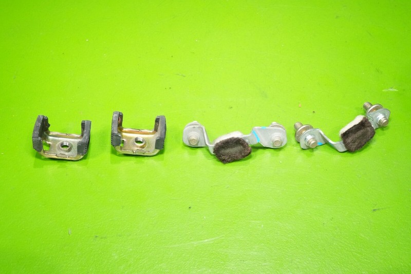 95-99 Eclipse Talon OEM passenger right door glass stoppers bumpers guides SET