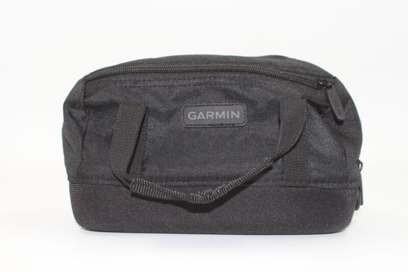 Garmin Carrying Black Bag With Straps And Hard Protective Bottom
