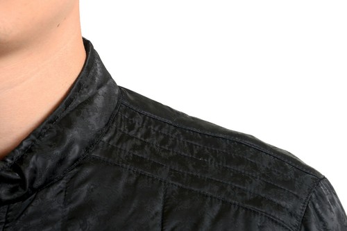 Pre-owned Versace Versus Men's Black Lightly Insulated Full Zip Jacket Size Xs S M L