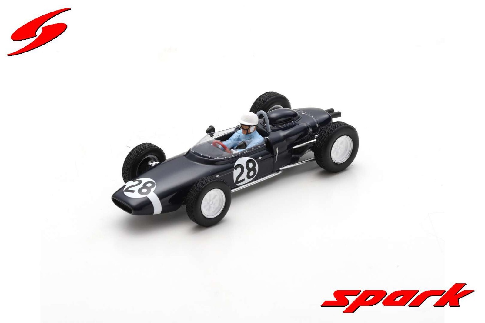1:43 SPARK Lotus F1 18-21 #28 Italy Gp 1961 S.Moss Blue S7448d