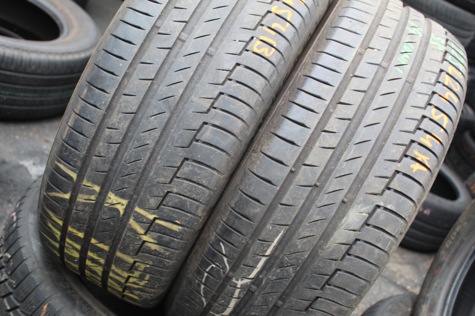 225 55 19 Continental, Premium Contact 6, 99V, x2 A Pair 6.0mm (F1_tyres) L2454