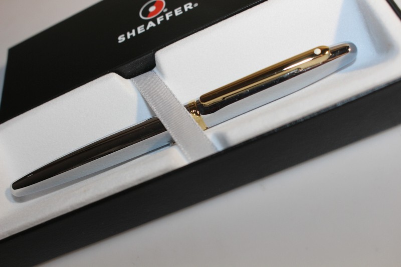 Sheaffer FÃ¼Llfederhalter Vfm 9422-0f Chrome With Goldtone E0942243 Fountain Pen