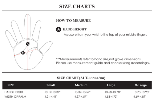 ​ALTITUDE TECH ALPINE ARMY LEATHER HELI SKI SNOWBOARD WINTER GLOVE (XL)