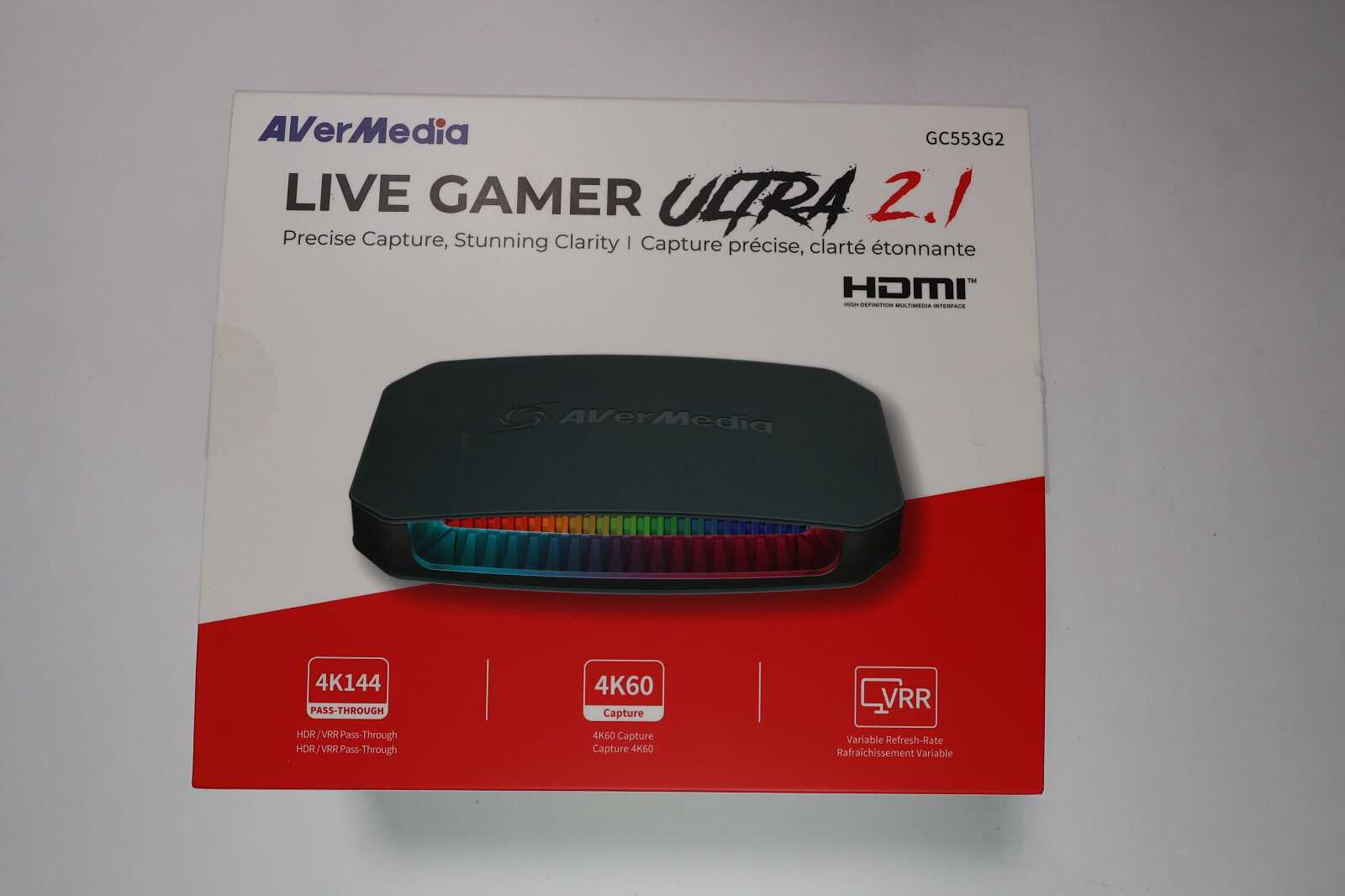 AVerMedia Live Gamer Ultra 2.1 HDR 4K Capture Card GC553G2 AVerMedia Live Gamer Ultra 2.1 HDR 4K Capture Card GC553G2