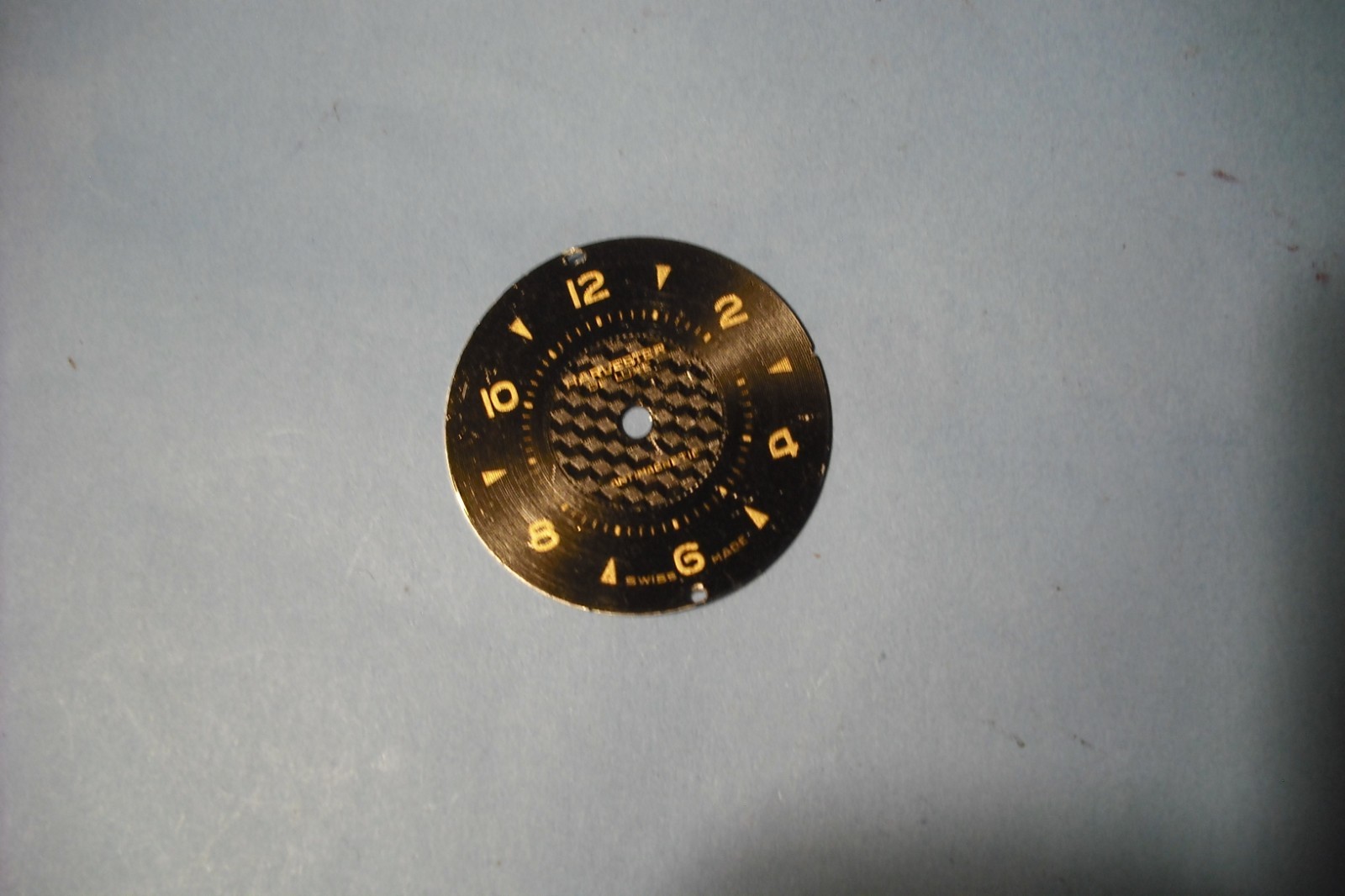 Vintage Watch Face. Record. Metal. 30 mm. Harvester De Luxe