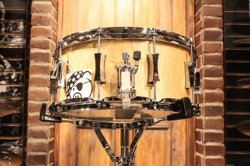 Pork Pie 6.5x14 Walnut Ply 30th Anniversary Snare Drum - New!