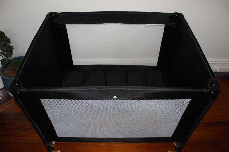 portable cot kmart