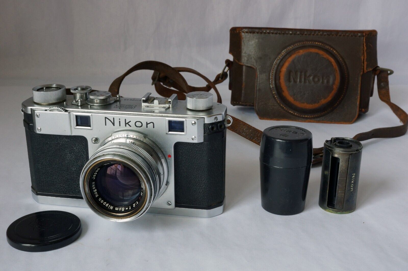 Nikon S Rangefinder Film Camera w/ Nikkor-H.C 5cm f2 Lens Nikon S Rangefinder Film Camera w/ Nikkor-H.C 5cm f2 Lens