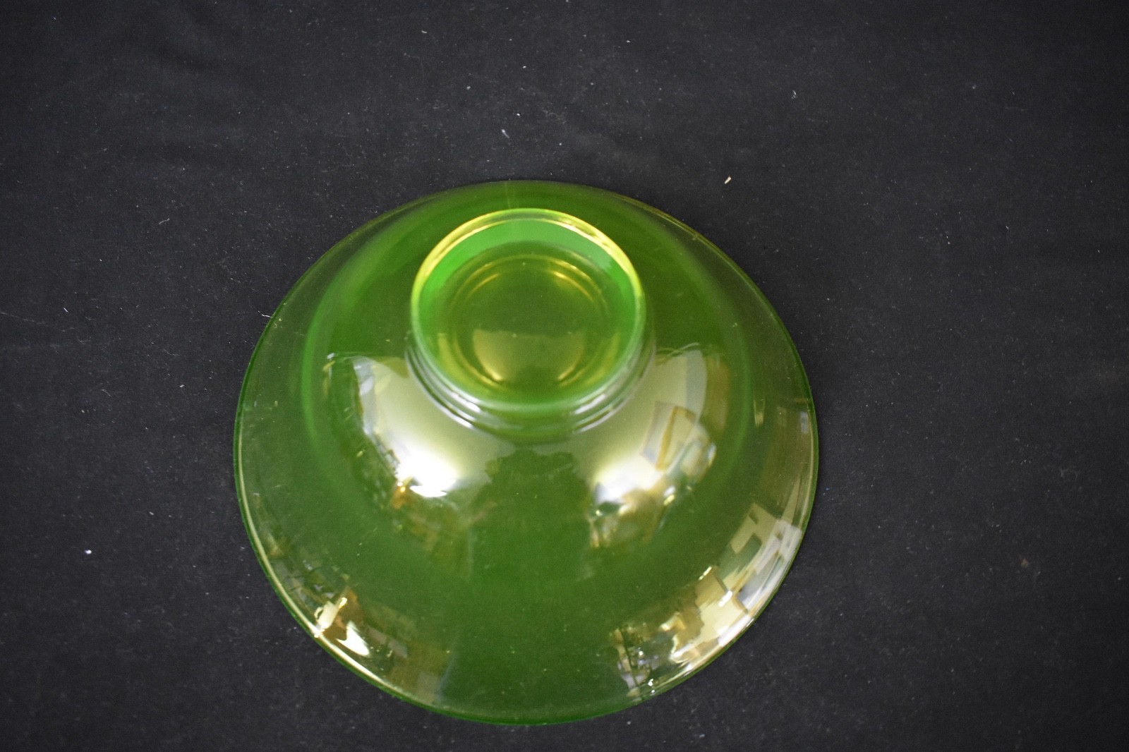 Vintage Vaseline Glass Bowl