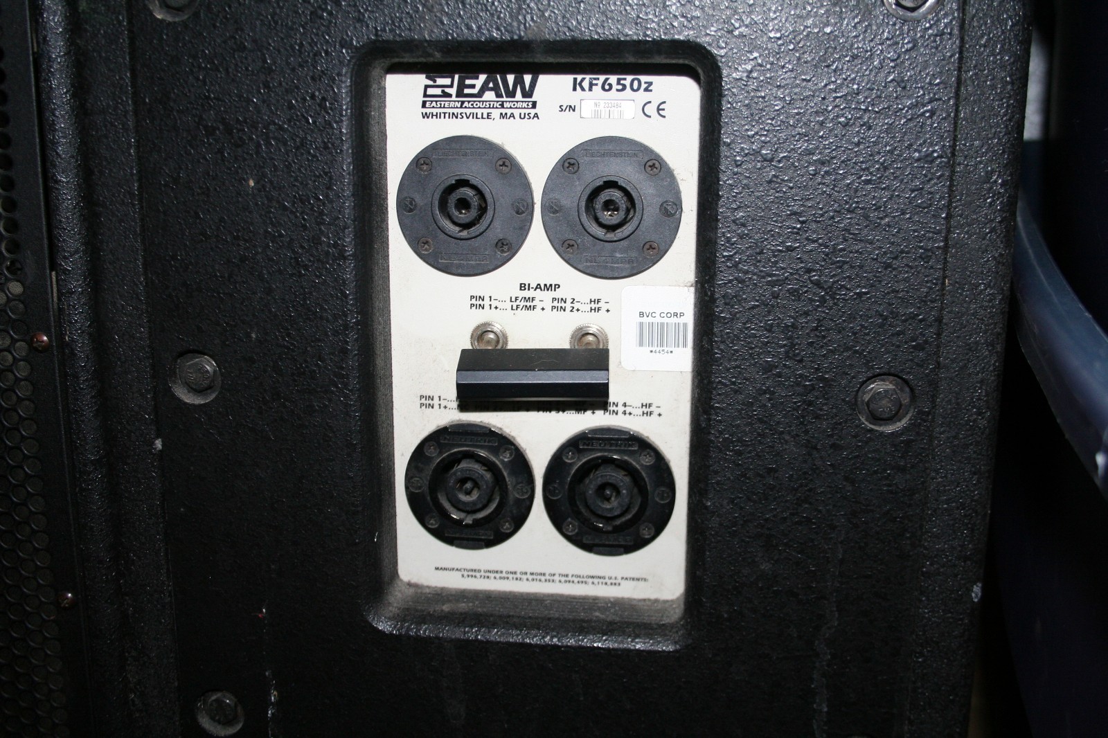 2 Pair EAW KF650z 3-way Loud Speakers Eastern Acoustic Works Four Speakers Total