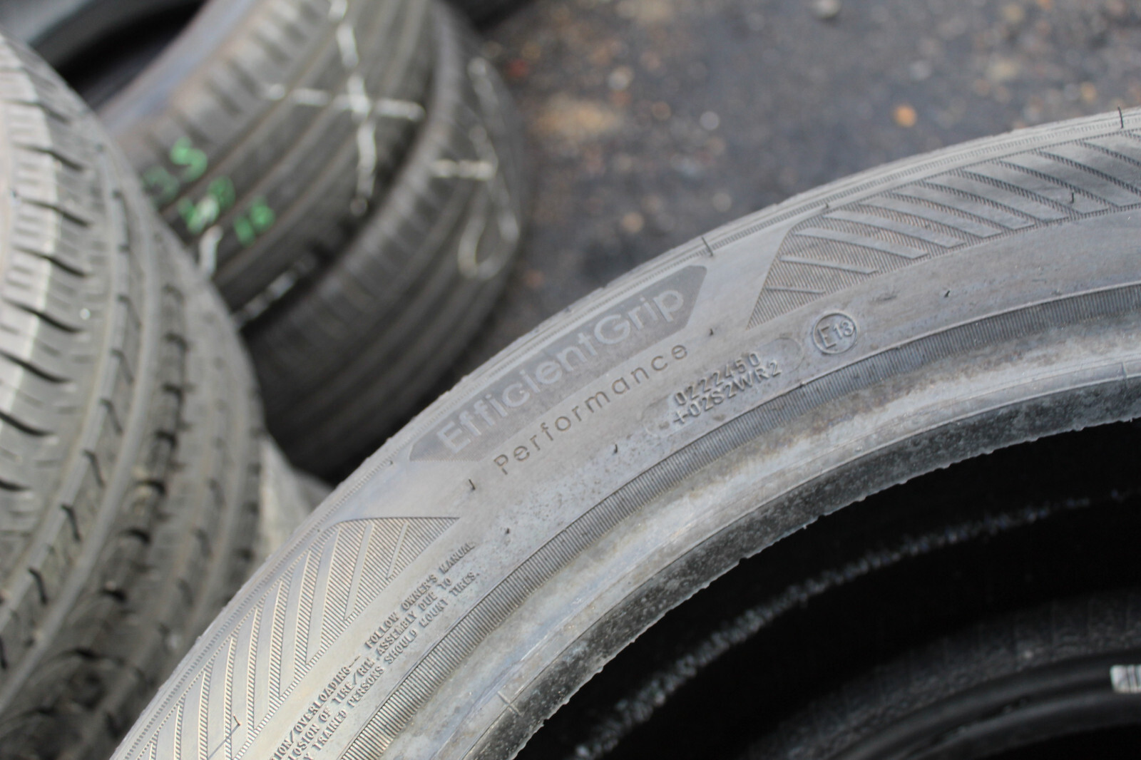 New 215 50 19 Goodyear, Efficient Grip P., 93T, x2 A Pair (F1_tyres) L1975