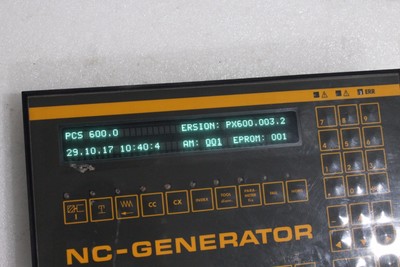 LAUER PCS 600 Euro Terminal PCS600 Operator Panel PX 600.003.2 NC-Generator