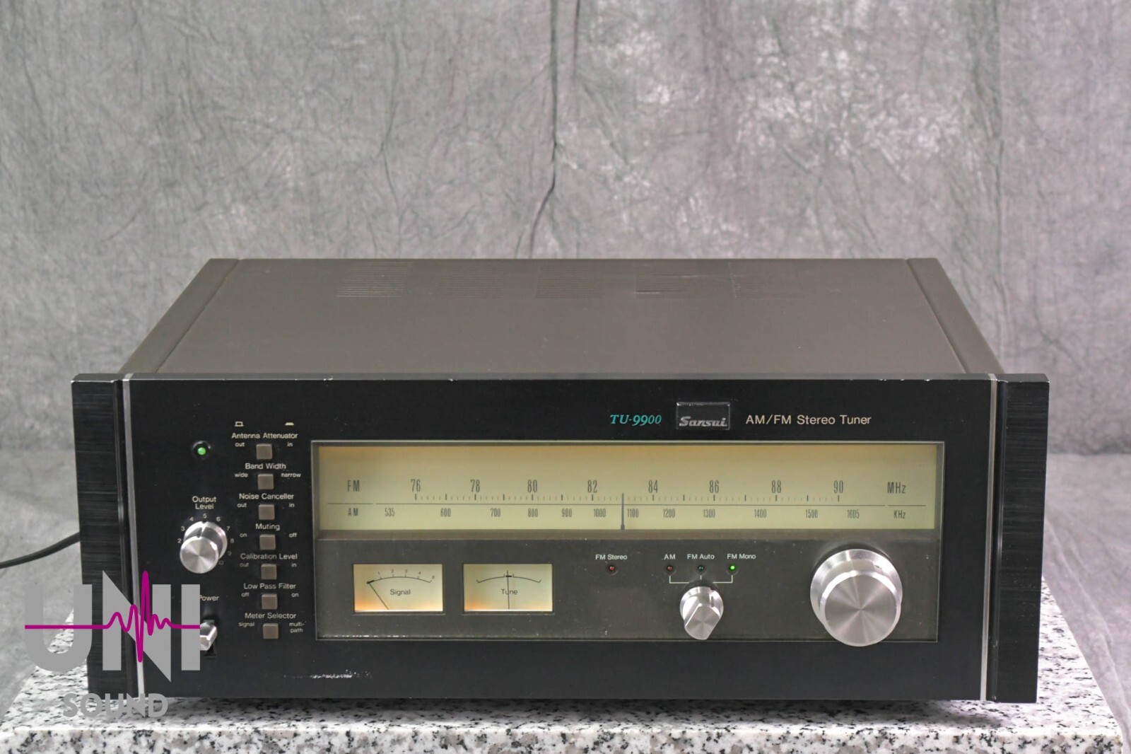 □ SANSUI サンスイ AM/FM チューナー TU-9900 ヴィンテージ Vintage Sansui TU-9900 AM/FM Stereo Tuner Works Read