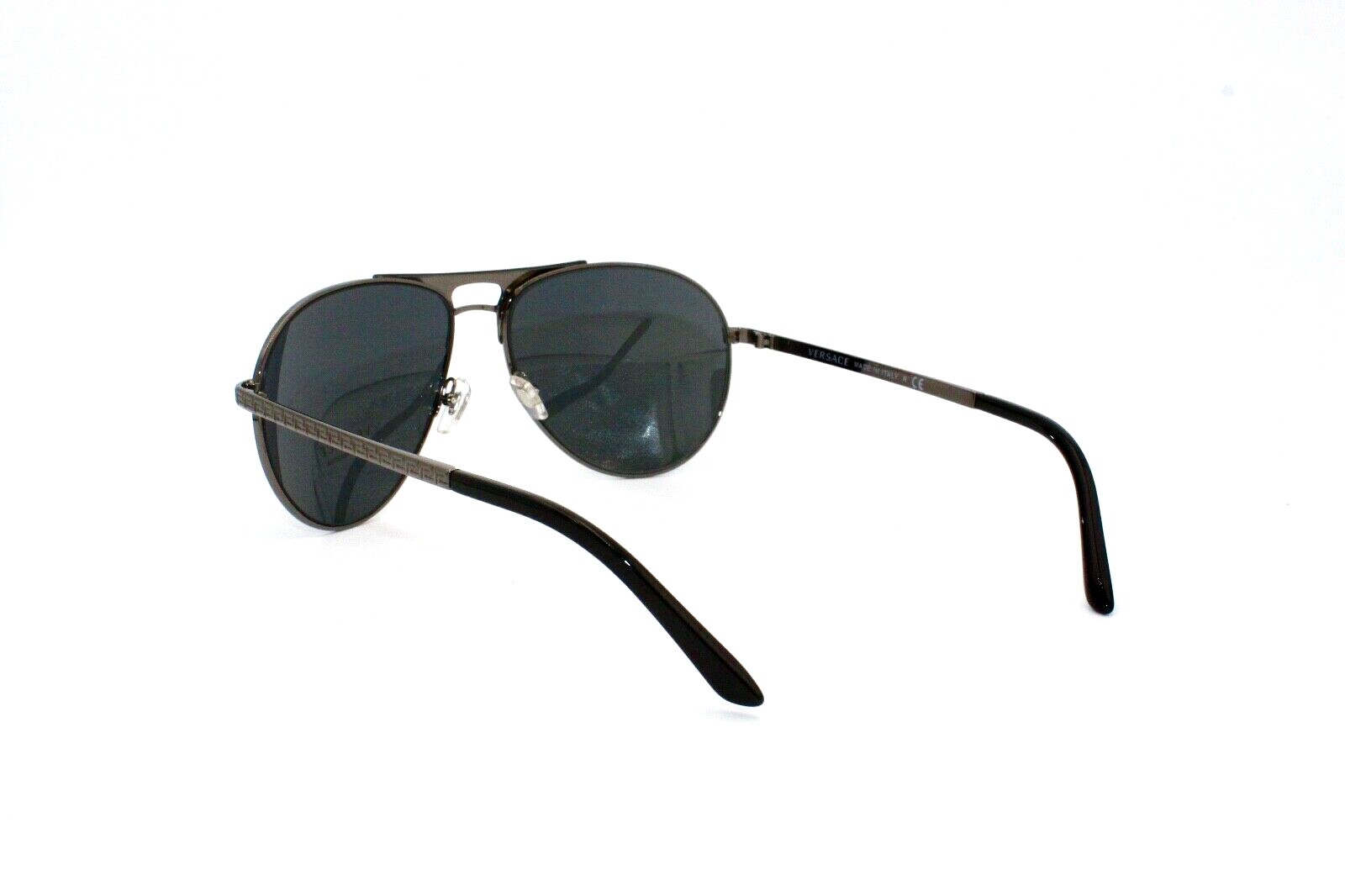 Pre-owned Versace Sunglasses Mod 2164 1001/87 60-15 140 3n Made In Italy In Gray