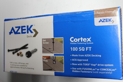 CORTEX CTX100SFCT Screws For AZEK DECK Atumn Chestnut 100 Sq Ft