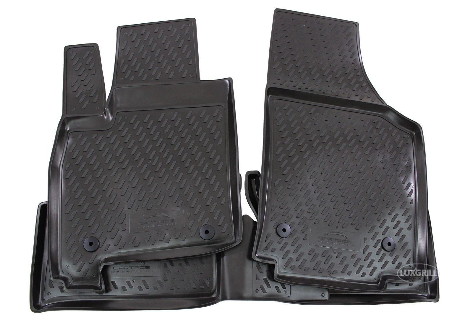 Coprivolante Clacson Per Opel Meriva A, Tigra B, Corsa C - Set Di 2 Pezzi In Gomma Nera - Foto 3