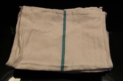 White Green Stripe Bath Kitchen Wash