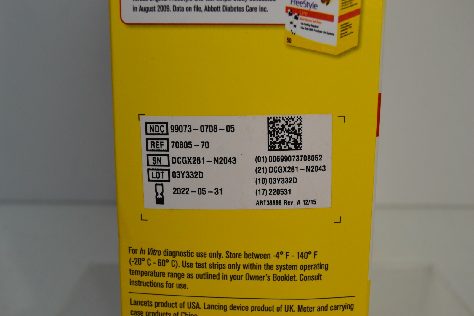 FreeStyle Lite Blood Glucose Monitoring System - NEW & UNOPENED!