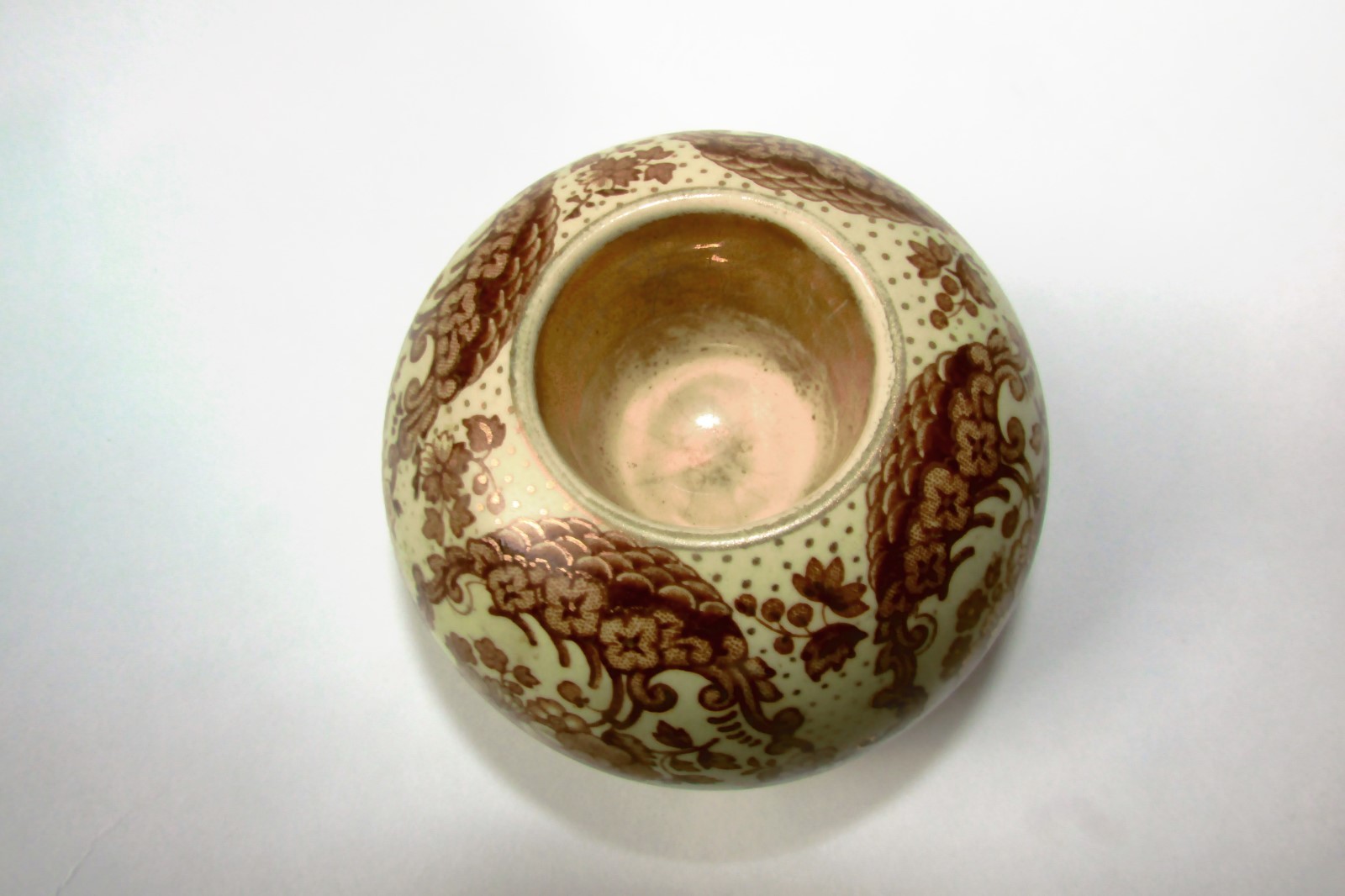 Antique Taylor Tunnicliffe Pottery Matchstick Holder c1898 Flower Motif Rare