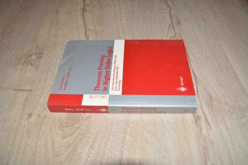 Theorem Proving In Higher Order Logics - Bassin Wolff Springer 