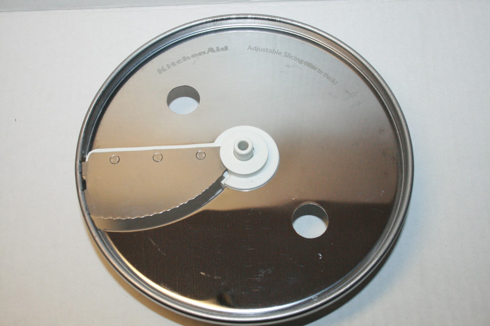 KitchenAid Food Processor Stainless Steel Adjustable Slicing Disc Thin or Thick