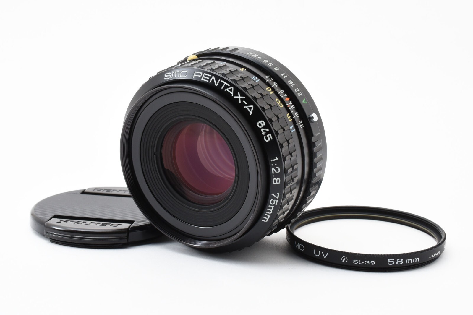 SMC-pentax-a 645 75mm 2.8 レンズ MINT] SMC Pentax A 645 75mm f/2.8 L.S LS For 645 From Japan