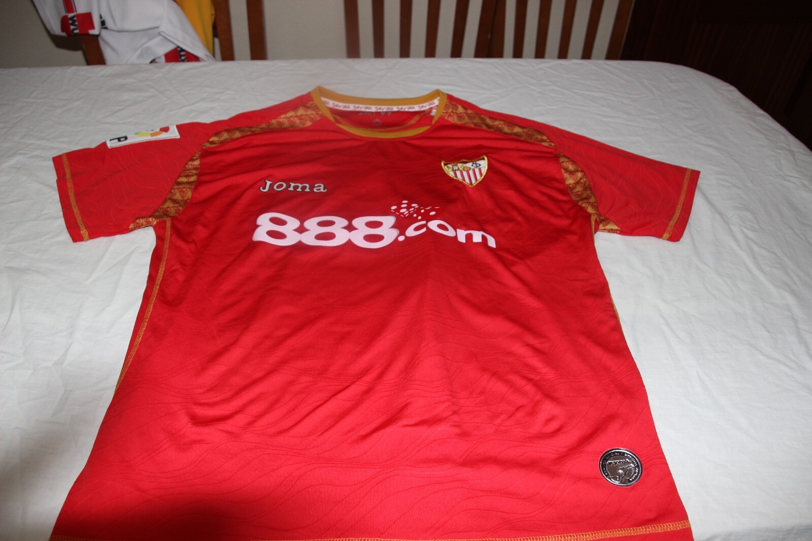 セビージャFC ホワイトシャツ Joma Official Sevilla FC League Jersey Brand Joma Size XL 888.com
