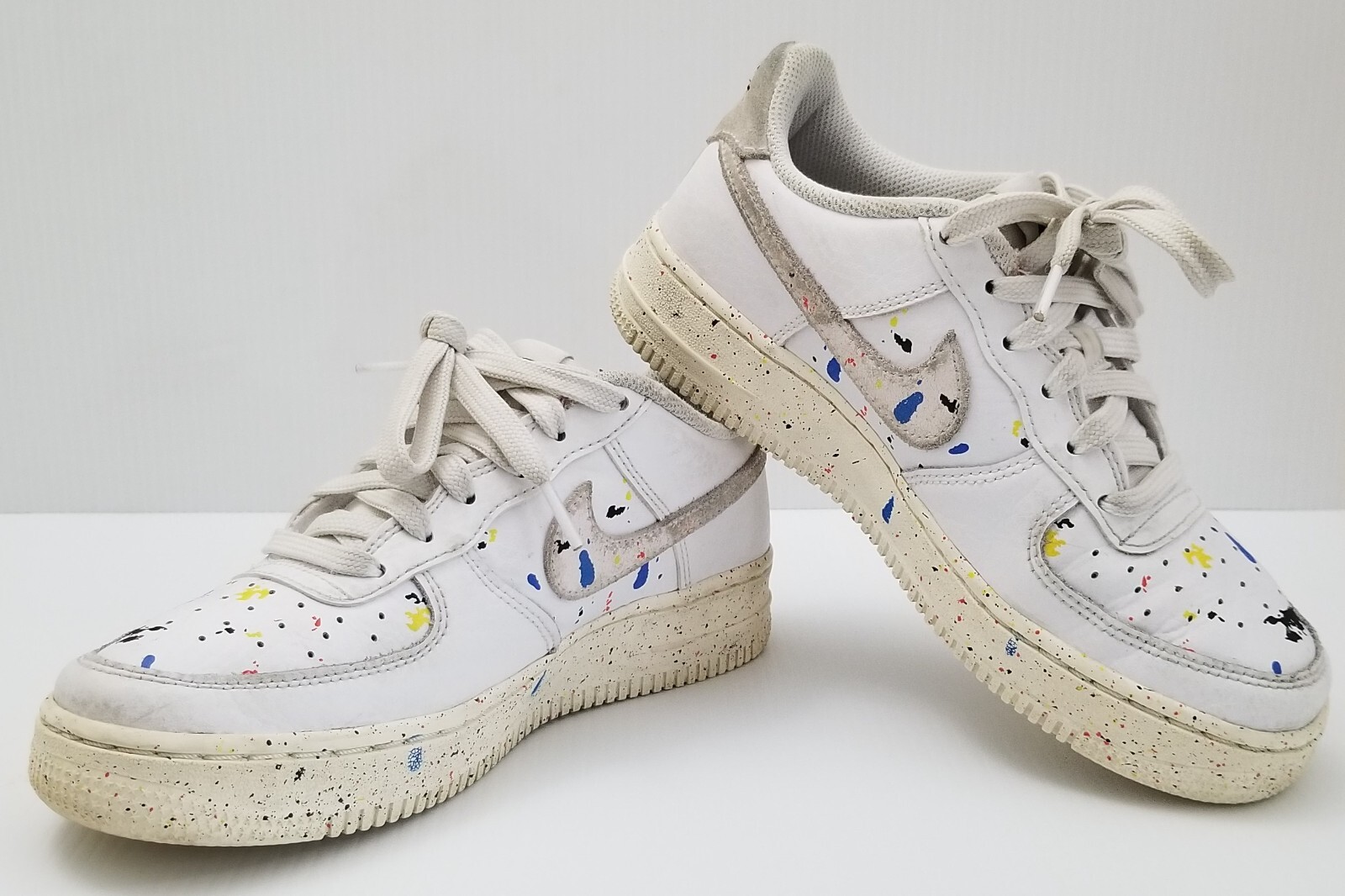 Nike Air Force 1 LV8 3 (GS) Paint Splatter-White Sail Shoes Nike Air Force 1 LV8 3 (GS) Paint Splatter-White Sail Shoes
