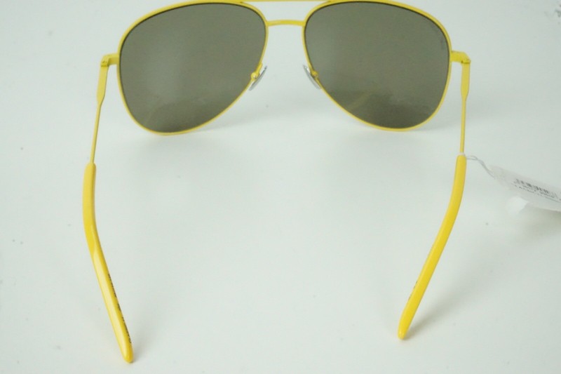 ?YSL NEW Yellow Aviator Sunglasses SAINT LAURENT 59mm Aviator Sunglasses Yellow/Brown New With  main image 3