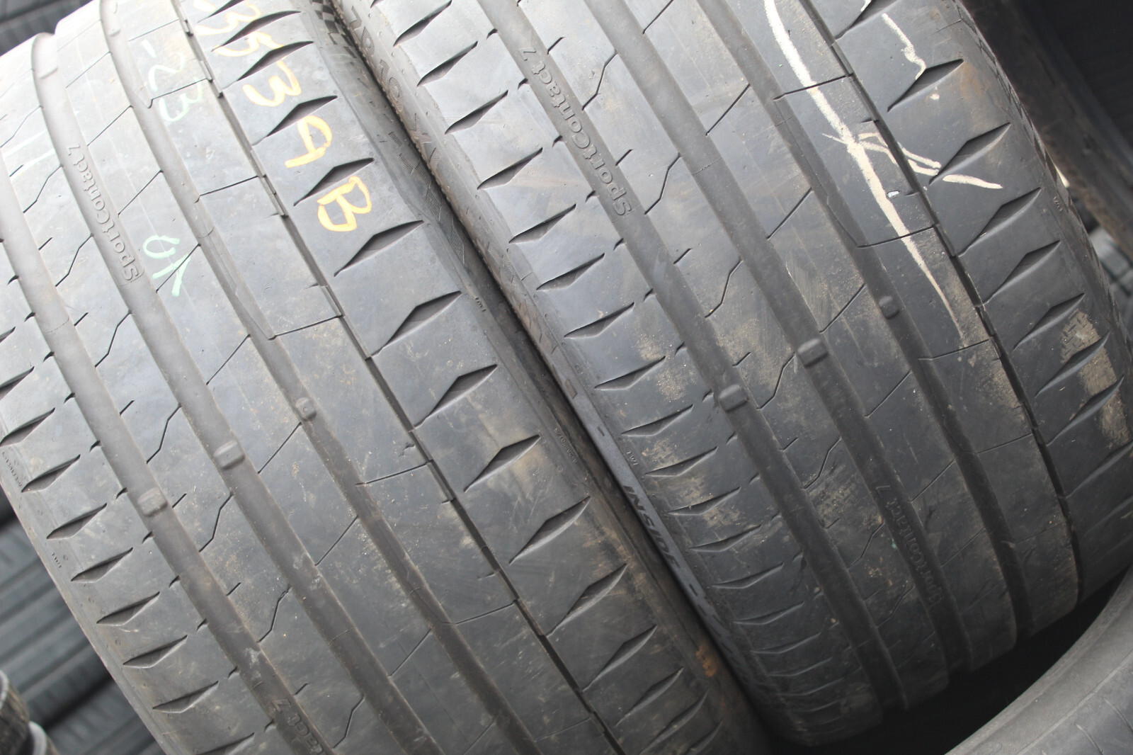 255 35 19 Continental, Sport Contact 7, XL 96Y, x2 A Pair 5.5mm (F1_tyres) L3539