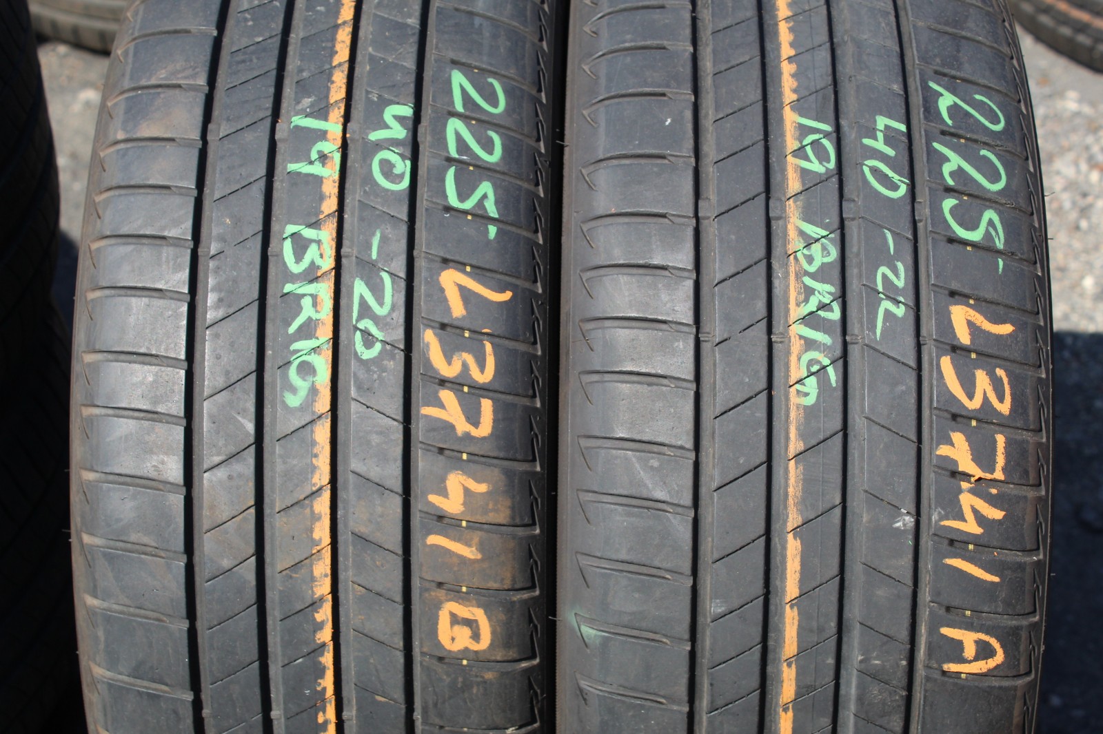 225 40 19 Bridgestone, Turanza T005, 93Y, x2 A Pair 6.0mm (F1_tyres) L3741
