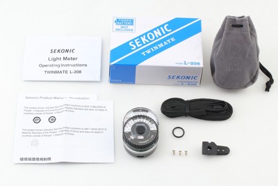 [UNUSED in Box] SEKONIC L-208 Twin Mate Analog Light Meter From JAPAN