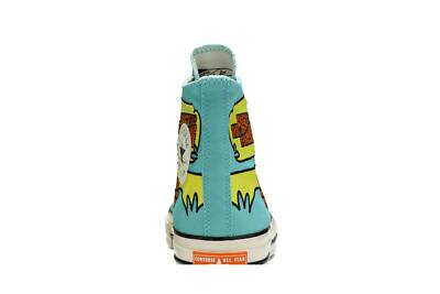 Pre-owned Converse Scooby-doo X Chuck 70 High 'the Mystery Machine' 169072c In Pool Blue/sulfur Spring/egret