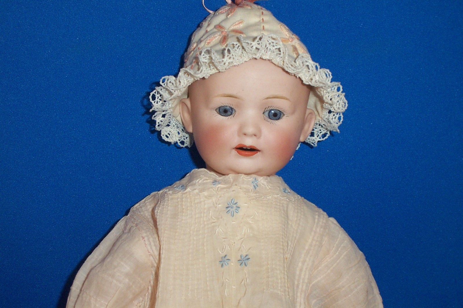 Antique Bisque Head Doll CABINET SIZE Nippon 14