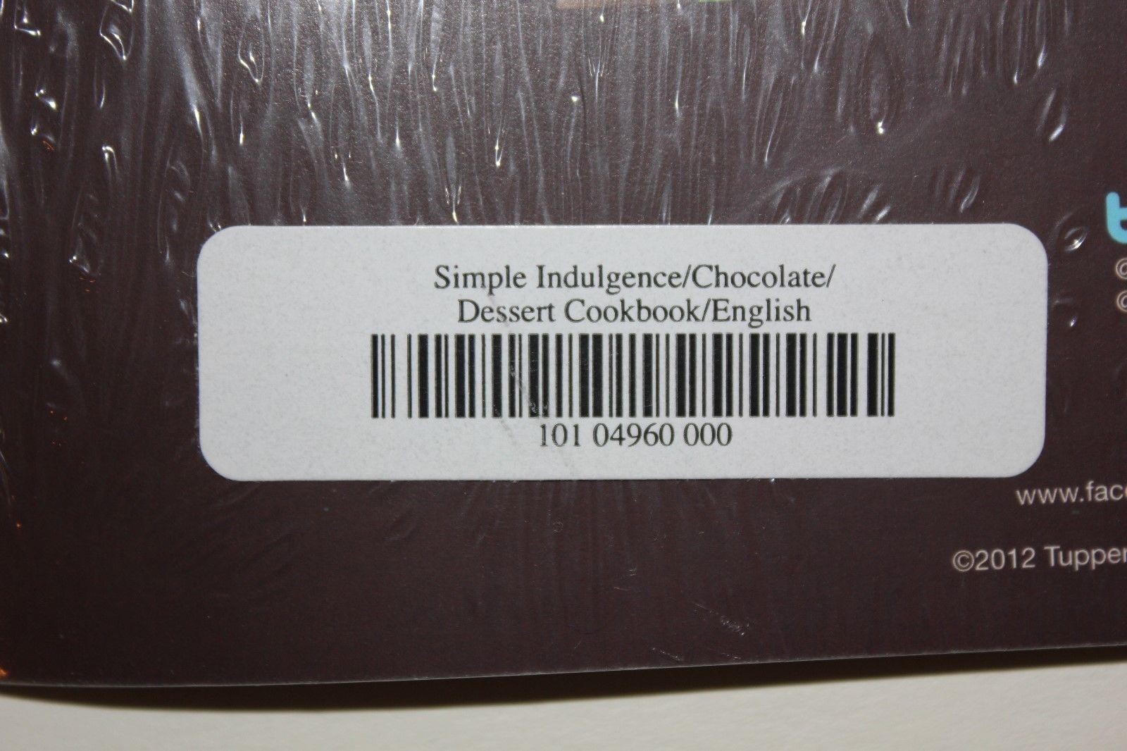 Tupperware Cookbook Savor Chocolate Recipe Book Simple Indulgence Dessert