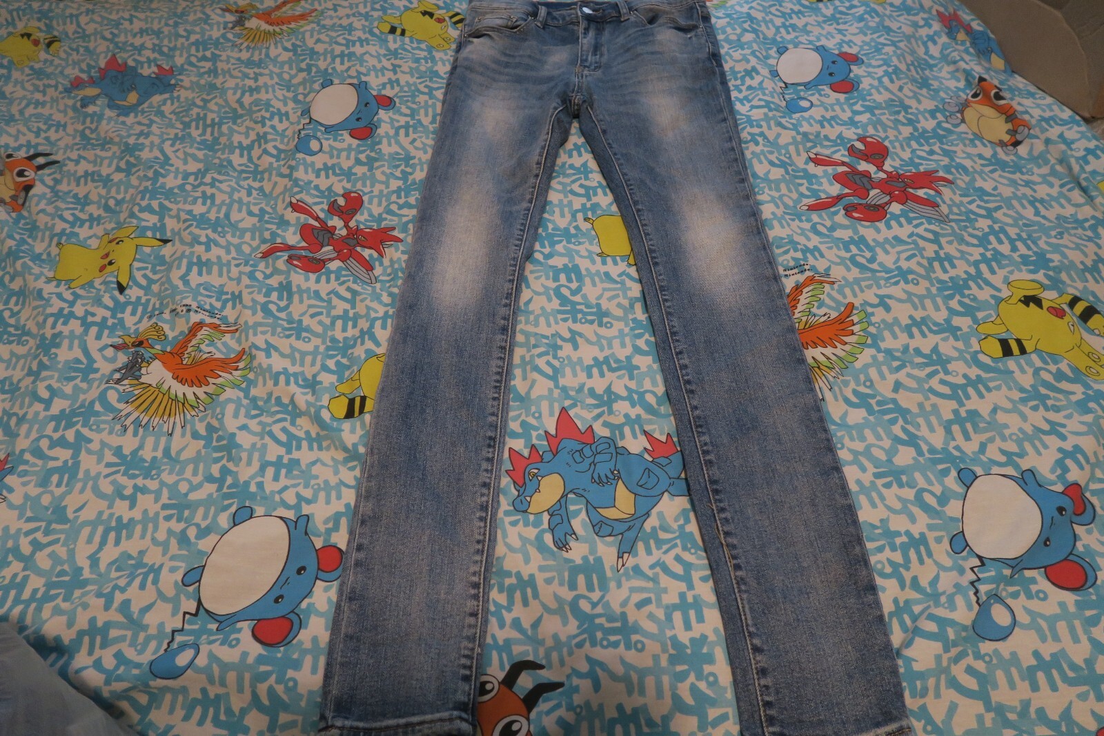 mnml RHINESTONE SKINNY DENIM サイズ30 Denim Skinny Jeans for Men — mnml