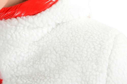 PLEIN SPORT PLEIN SPORT DAMEN ROT MIT KAPUZE WENDBAR LOGO AUFDRUCK REISSVERSCHLUSS PARKAJACKE