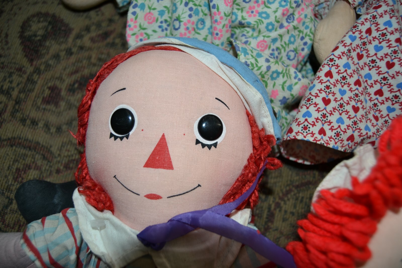 Big Lot of Old Raggedy Ann Dolls Andy                     3/2