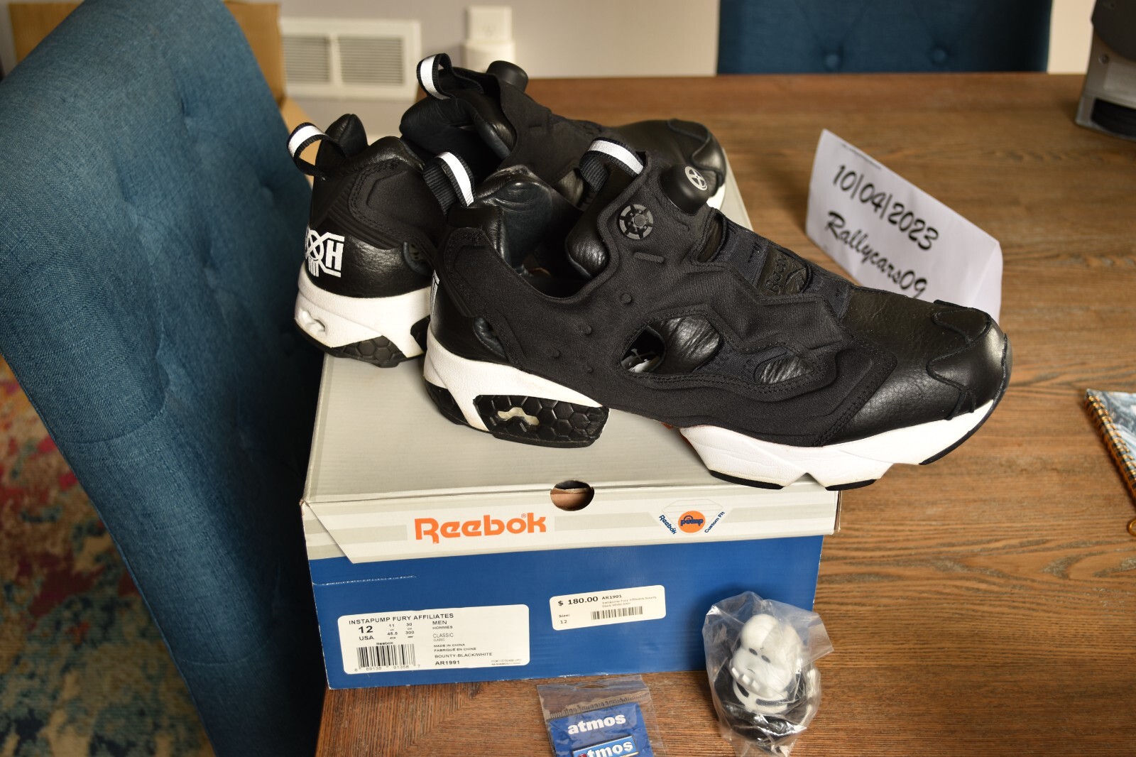 Size 12 - Reebok Instapump Fury x Bounty Hunter x Atmos x